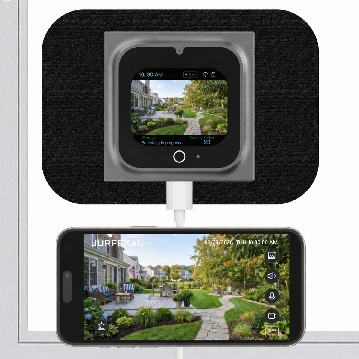 JURFEXAL W1 window camera - Product overview