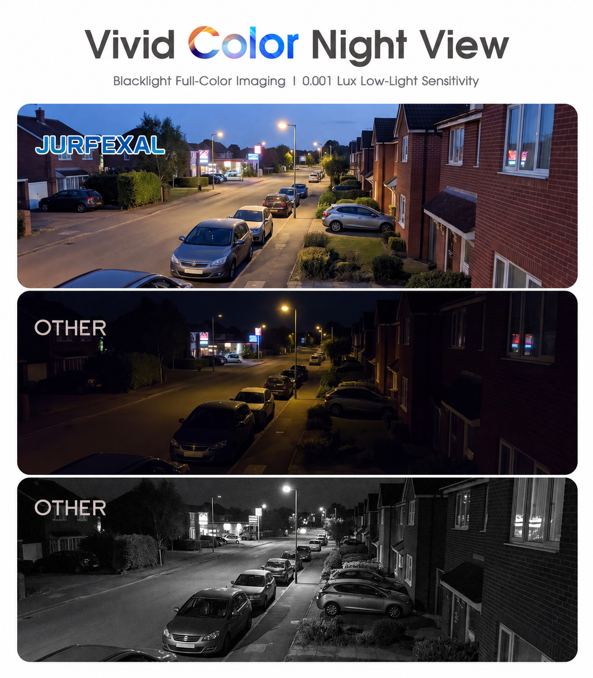 JURFEXAL W1 window camera - Color night vision